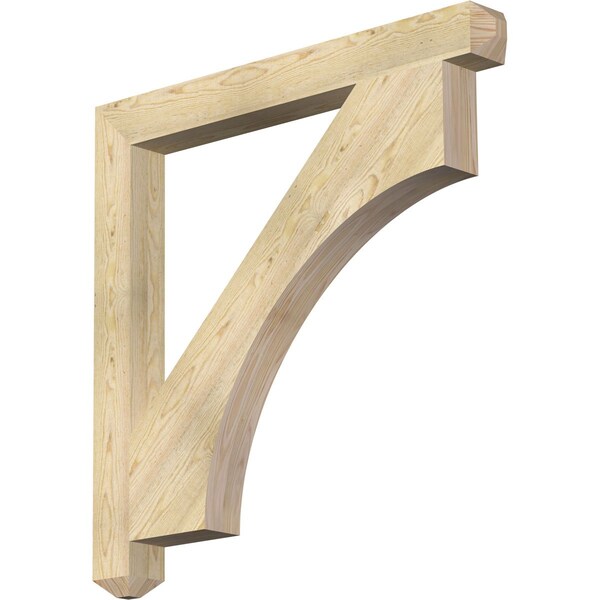 Ekena Millwork Westlake Craftsman Rough Sawn Bracket, Douglas Fir, 4"W x 40"D x 40"H BKT04X40X40WTL04RDF - main